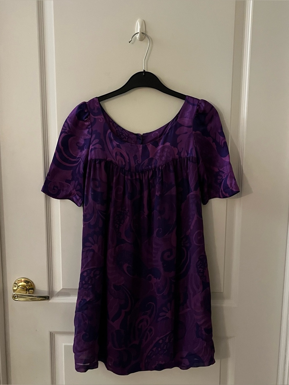 FRENCH CONNECTION Paisley Silk Mini Dress
